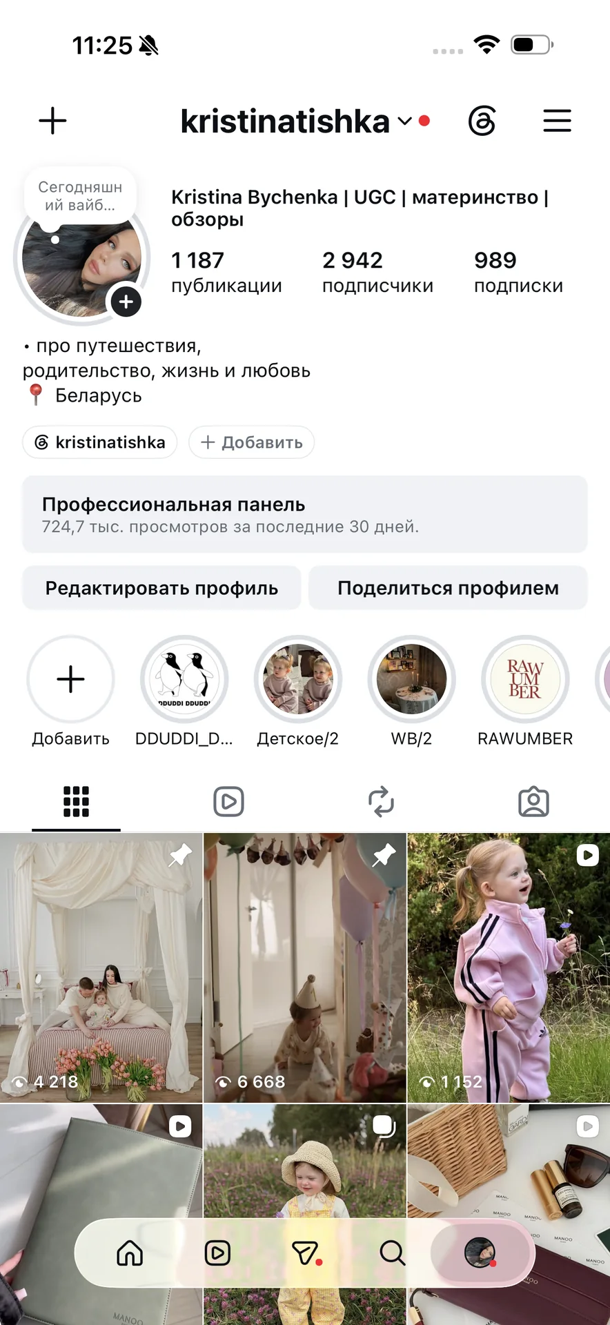 UGC портфолио
